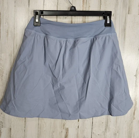Hibelle Gray Blue Athletic Tennis Skirt Shorts Skort NWT Ladies Size Small - Picture 10 of 10